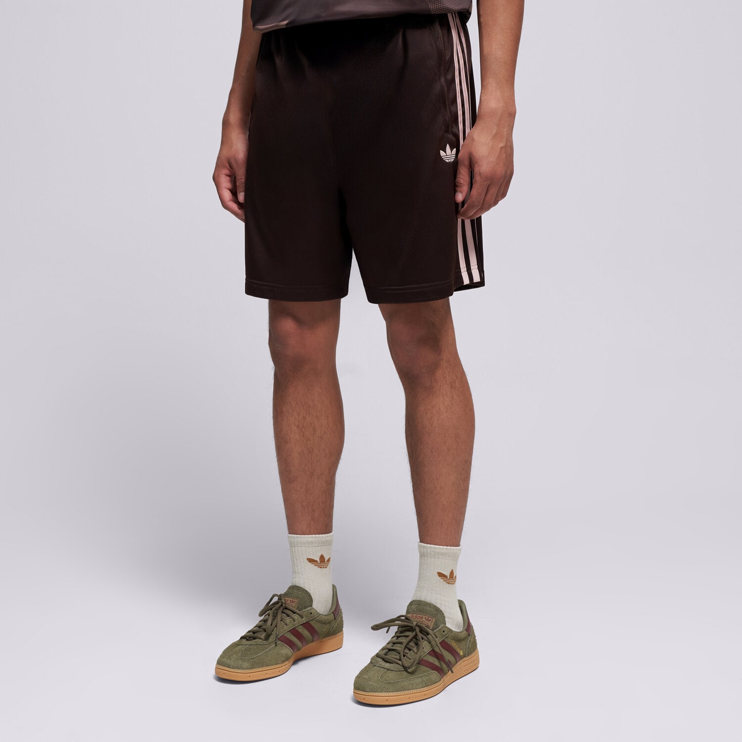 pánské kraťasy ADIDAS ŠORTKY  FIREBIRD SHO KE1373 HNĚDÁ