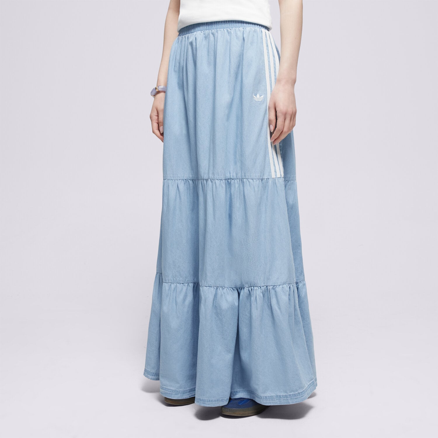 dámská sukně ADIDAS SUKNĚ DENIM SKIRT KY8113 MODRÁ