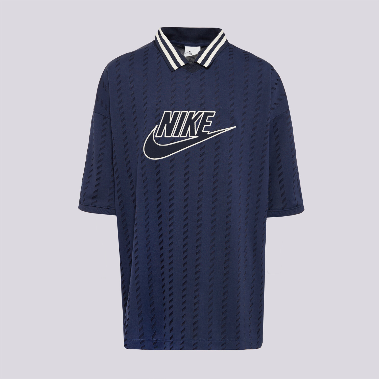 dětské tričko NIKE TRIČKO K NSW CLN JERSEY SS TOP BOY IQ0435-410 TMAVOMODRÁ