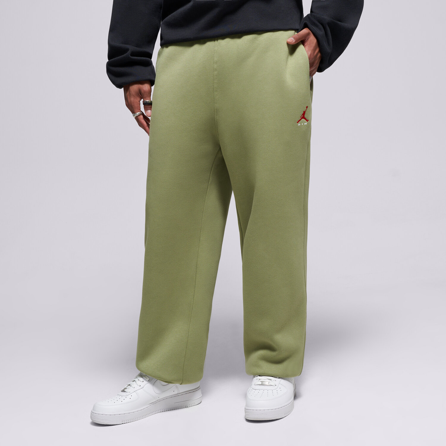 pánské kalhoty JORDAN KALHOTY  M J BRK ST FLC CUFF PANT BB IM8906-334 ZELENÁ