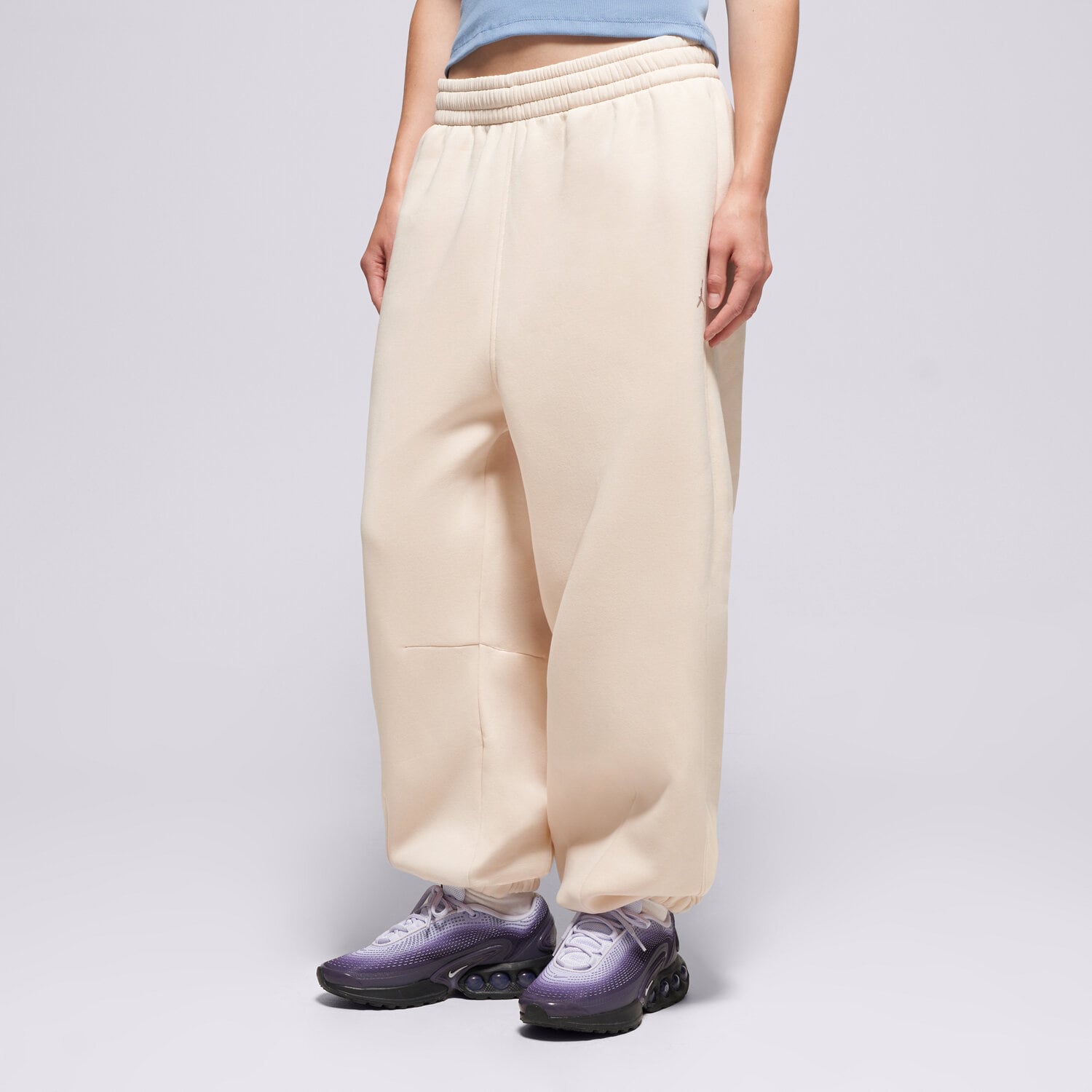 dámské kalhoty JORDAN KALHOTY  W BROOKLYN FLEECE JOGGER IM7314-272 BÉŽOVÁ