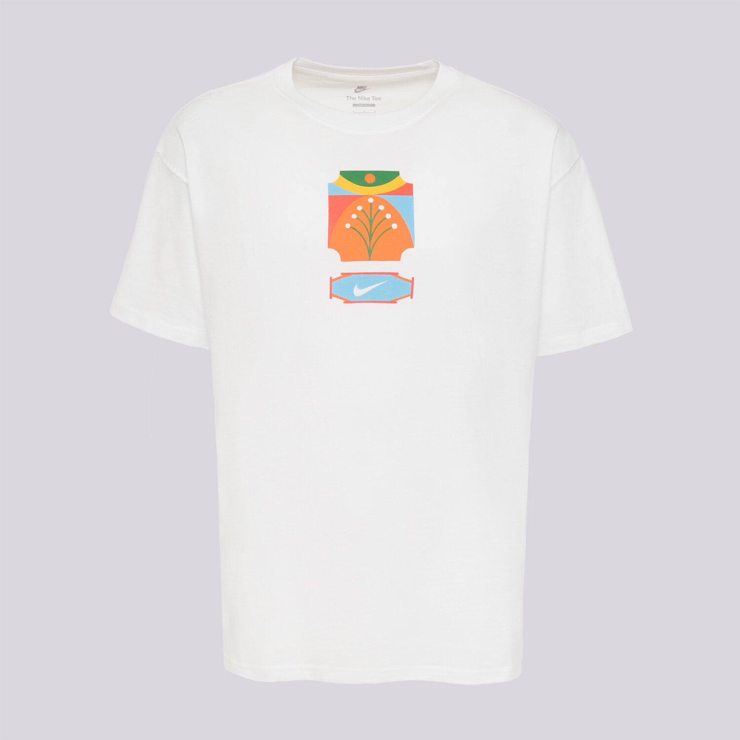 pánské tričko NIKE TRIČKO U NSW TEE LSE PALM TREE NIKE IM9345-100 BÍLÁ