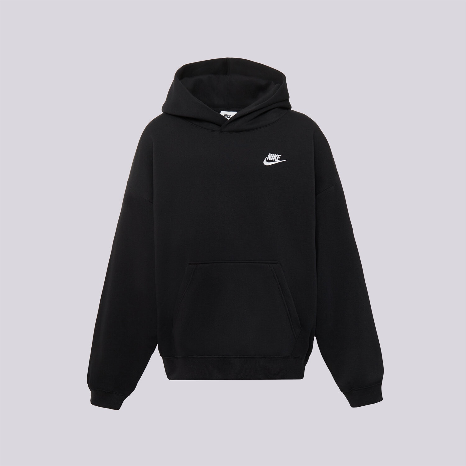 dětská mikina NIKE MIKINA S KAPUCÍ K NSW CLB FLC OS HDY IM4935-010 ČERNÁ