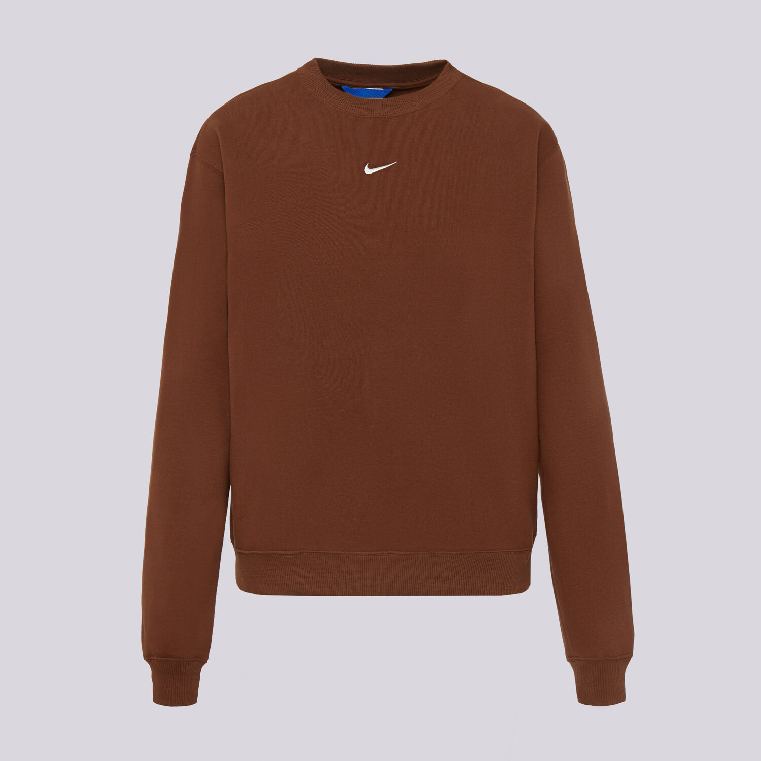 dámská mikina NIKE MIKINA W NK STDO FLC MW STD CREW IM8098-259 HNĚDÁ