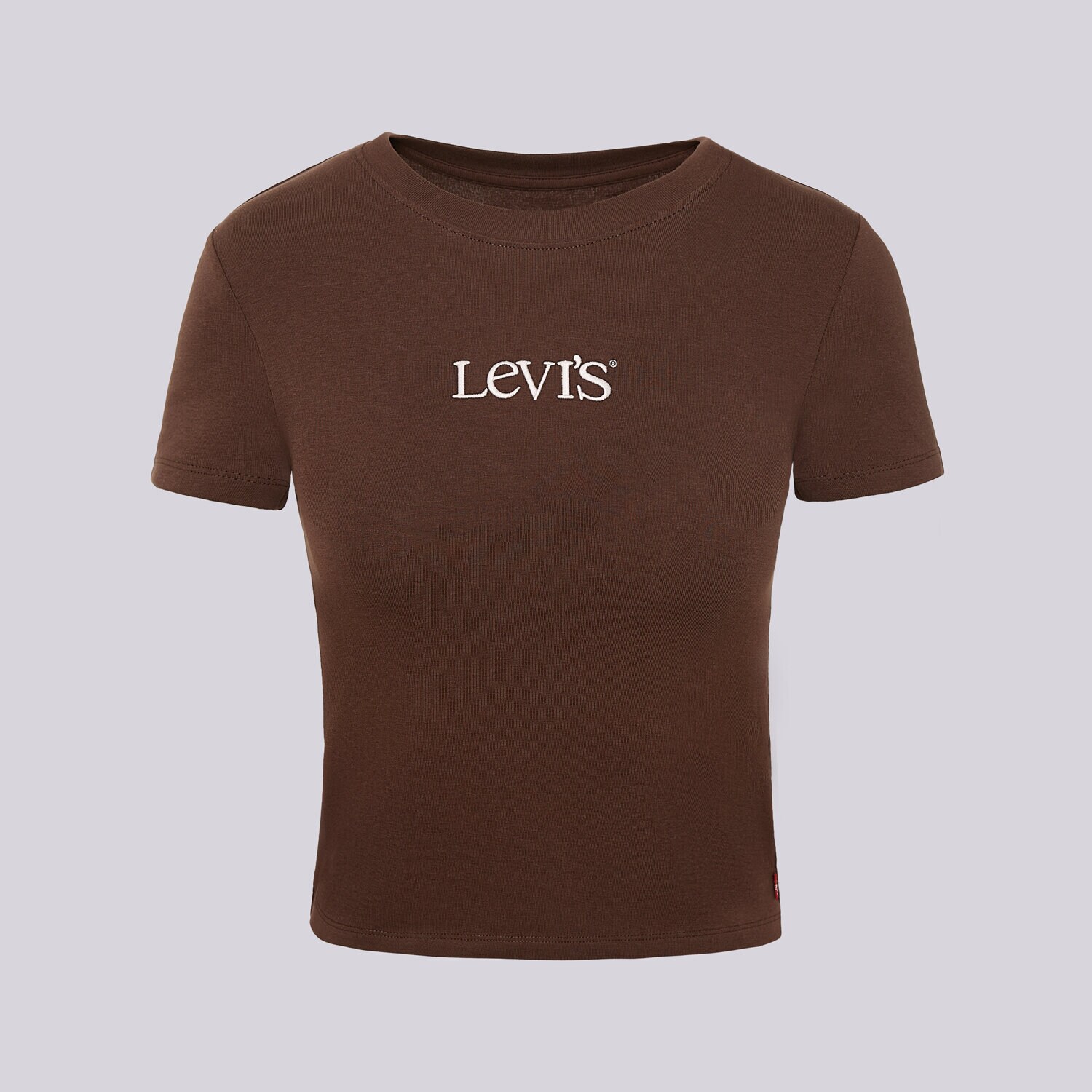 dámské tričko LEVI'S TRIČKO GR ESSENTIAL BABY TEE 008CH-0009 HNĚDÁ