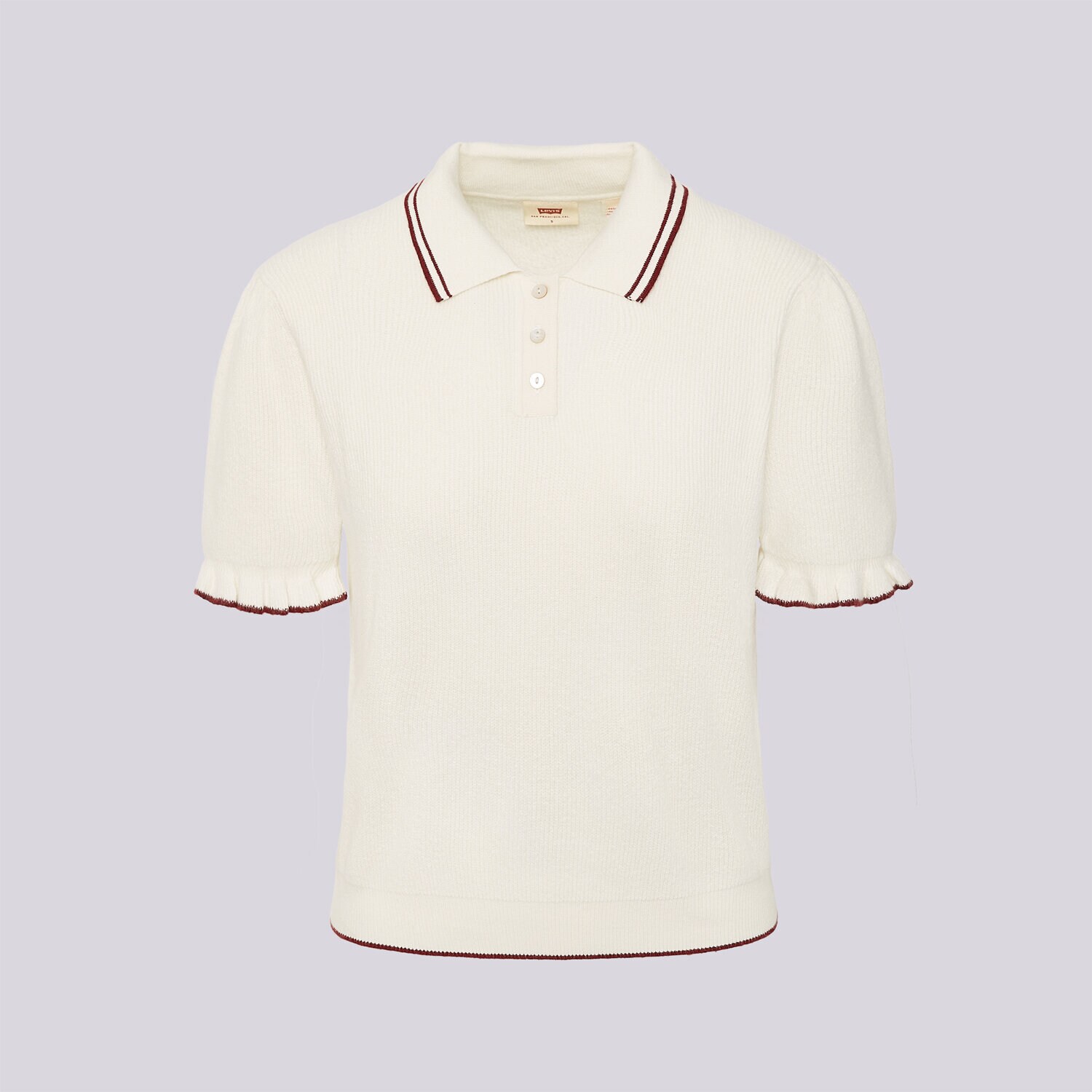 dámské polo tričko LEVI'S TRIČKO SUPER SOFT SUMMER SS TRIČKO 007VQ-0002 BÉŽOVÁ