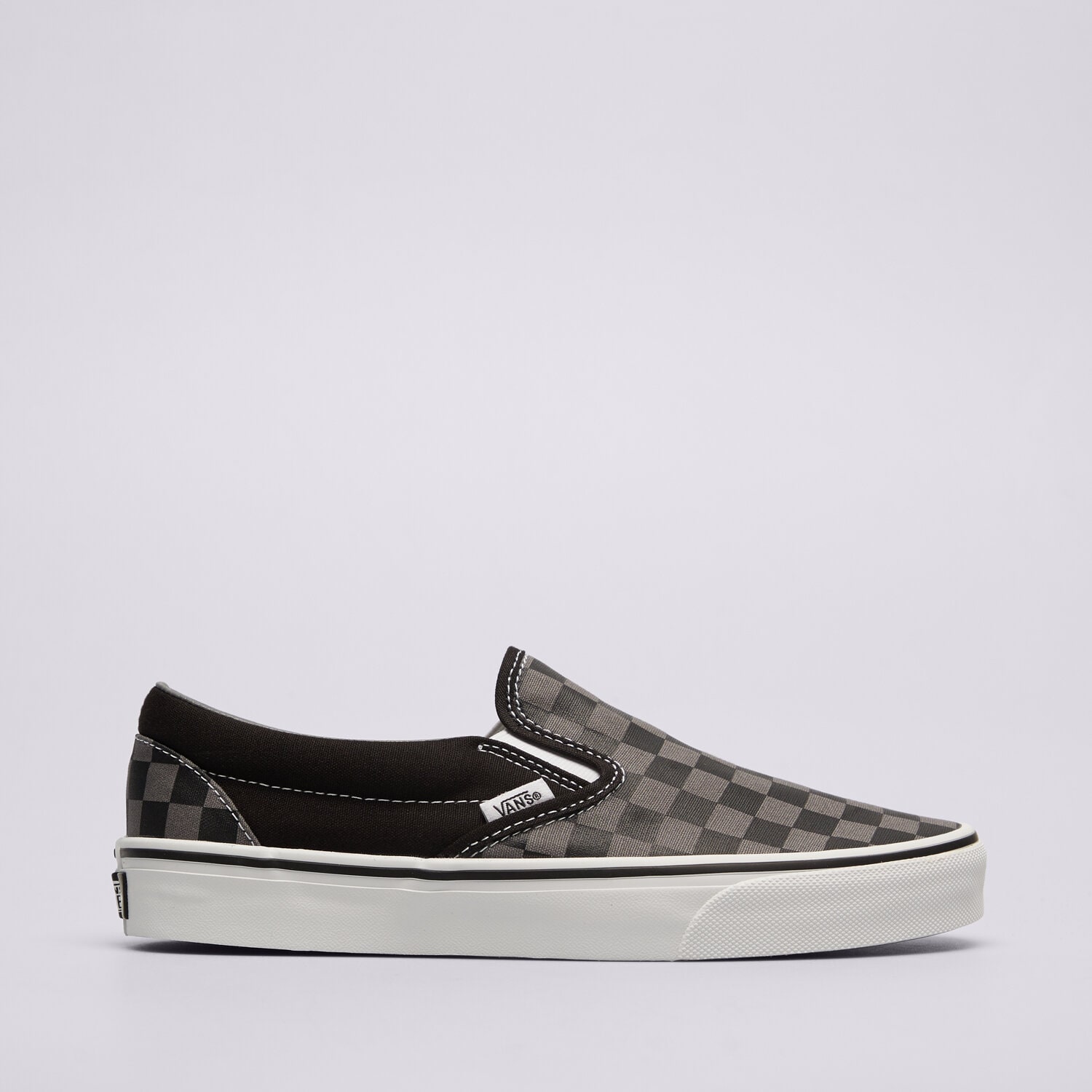 dámské tenisky VANS CLASSIC SLIP-ON BLACK/PEWTER CHECKERBOARD VN000EYEBPJ1 ČERNÁ
