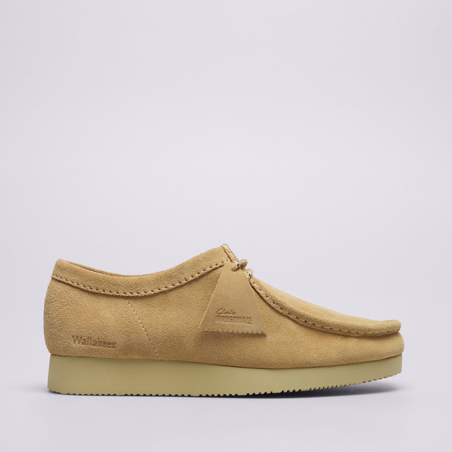 pánské kotníkové boty CLARKS WALLABEE LITE 26327369 BÉŽOVÁ