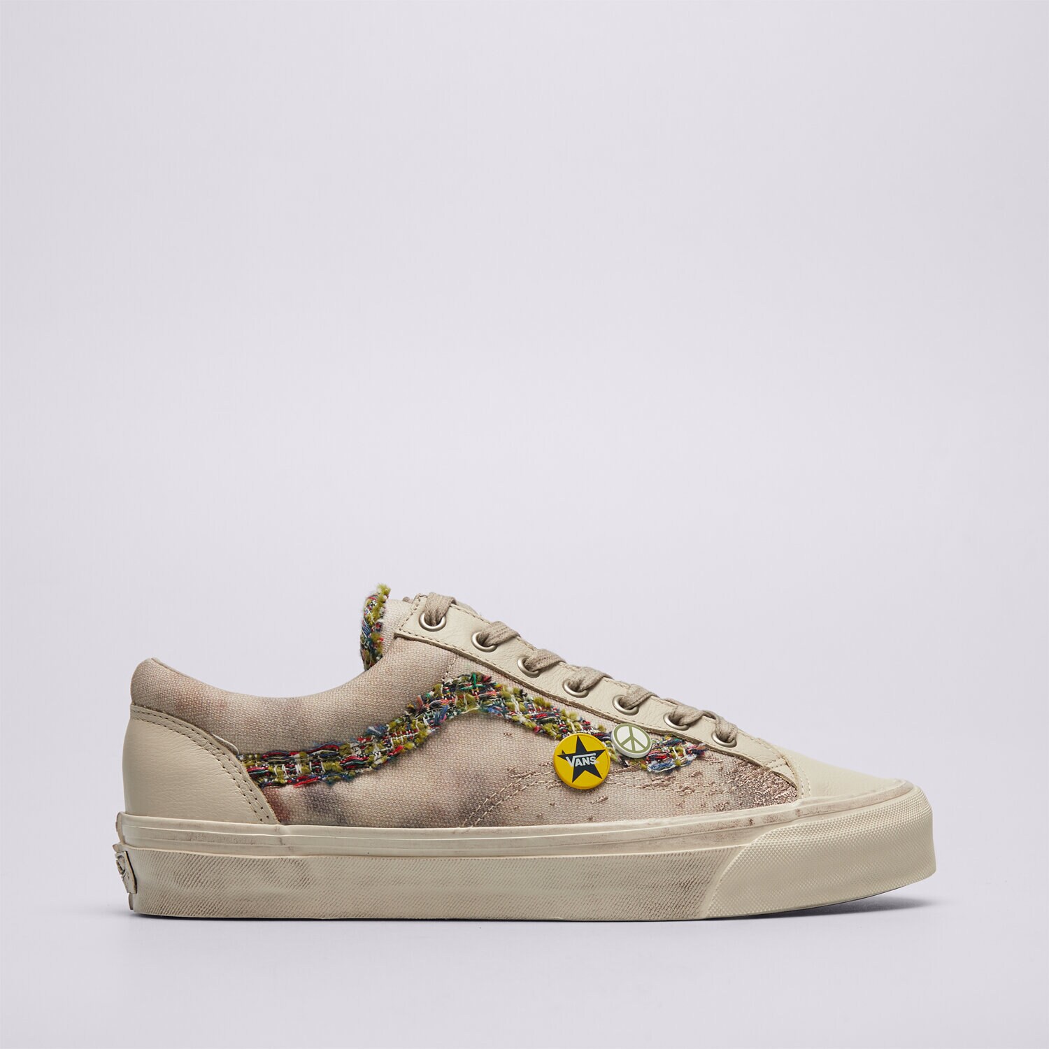 pánské skate boty (skateboardové) VANS LX OLD SKOOL 36 SOUVENIR OATMEAL  VN000E8V2N11 BÍLÁ