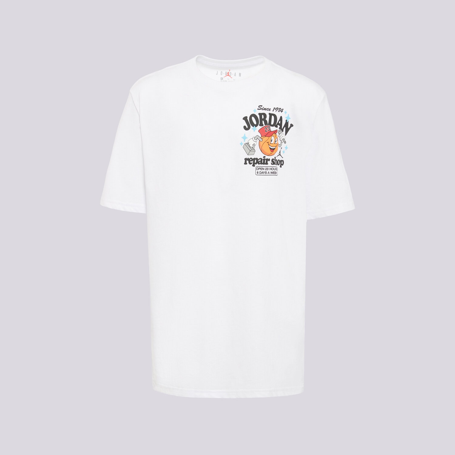 dětské tričko JORDAN TRIČKO JDB MJS REPAIR SHOP SS TEE BOY 95G220-001 BÍLÁ