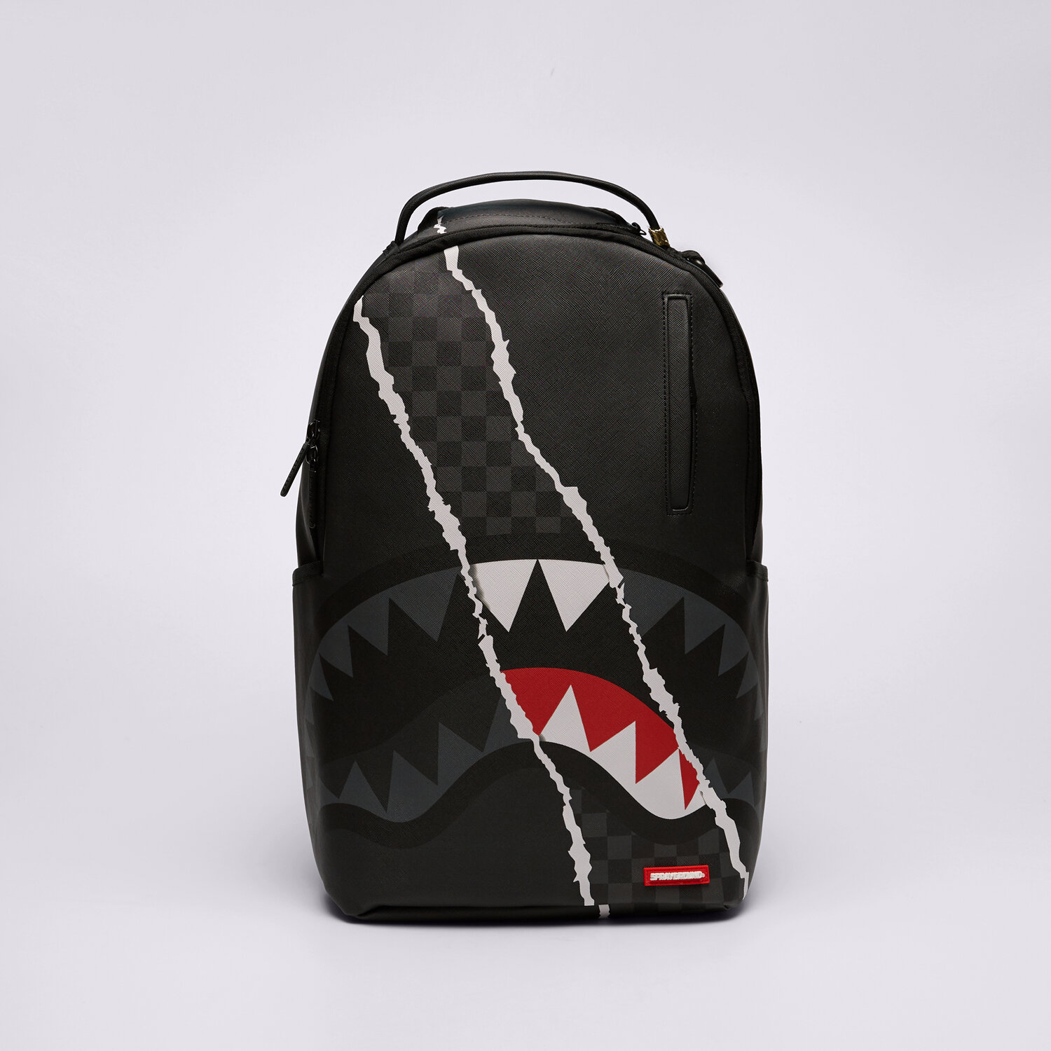 dámský batoh SPRAYGROUND BATOH CENTER RIP REVEALING GRAY CHECK 910B8502NSZ ČERNÁ