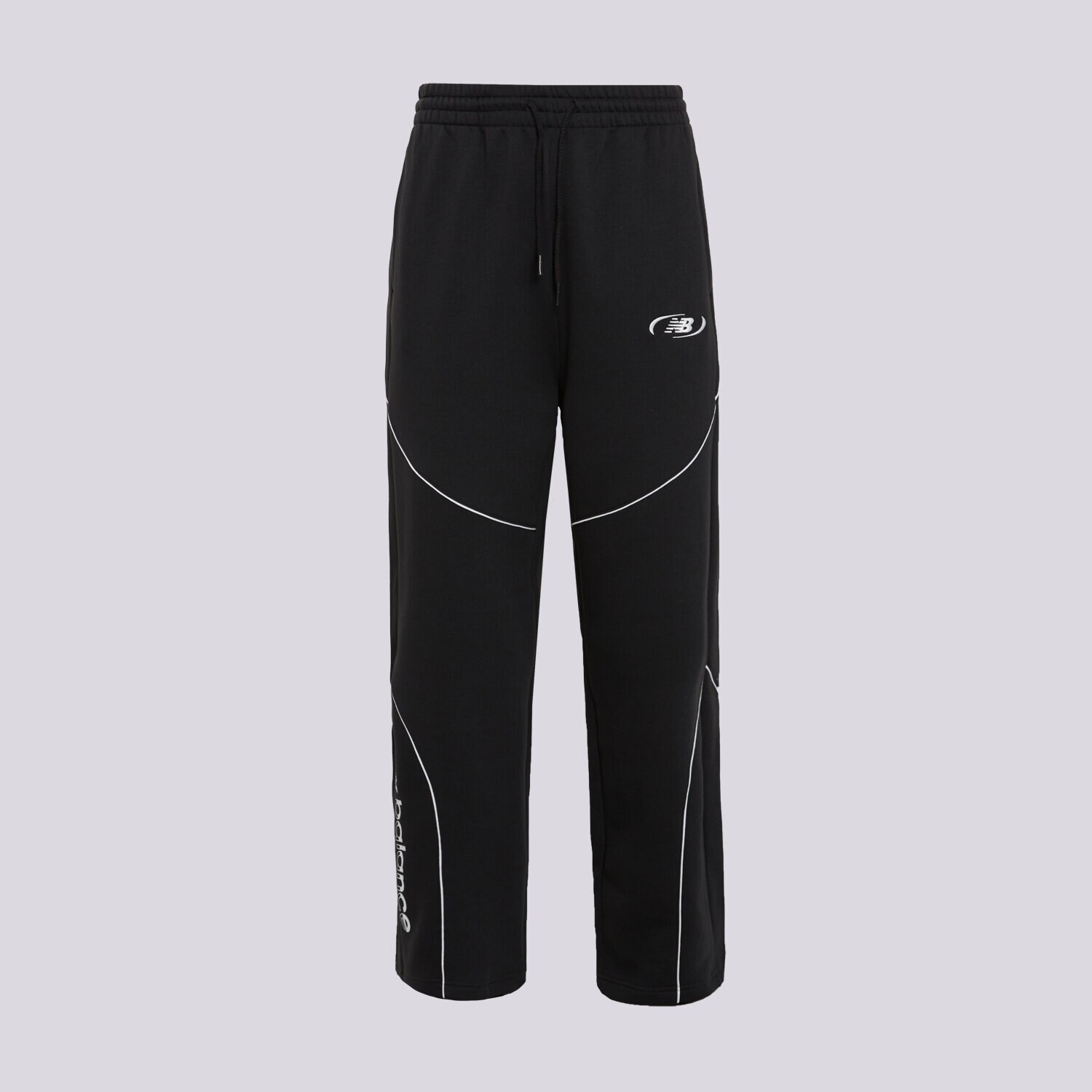 pánské kalhoty NEW BALANCE KALHOTY  TRACKSIDE FLEECE PANT MB62G6ZVBK ČERNÁ