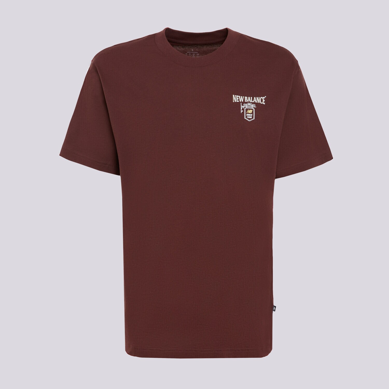 pánské tričko NEW BALANCE TRIČKO GRAB A BITE LONDON TRIČKO MT62B9LIYLR BORDOVÁ