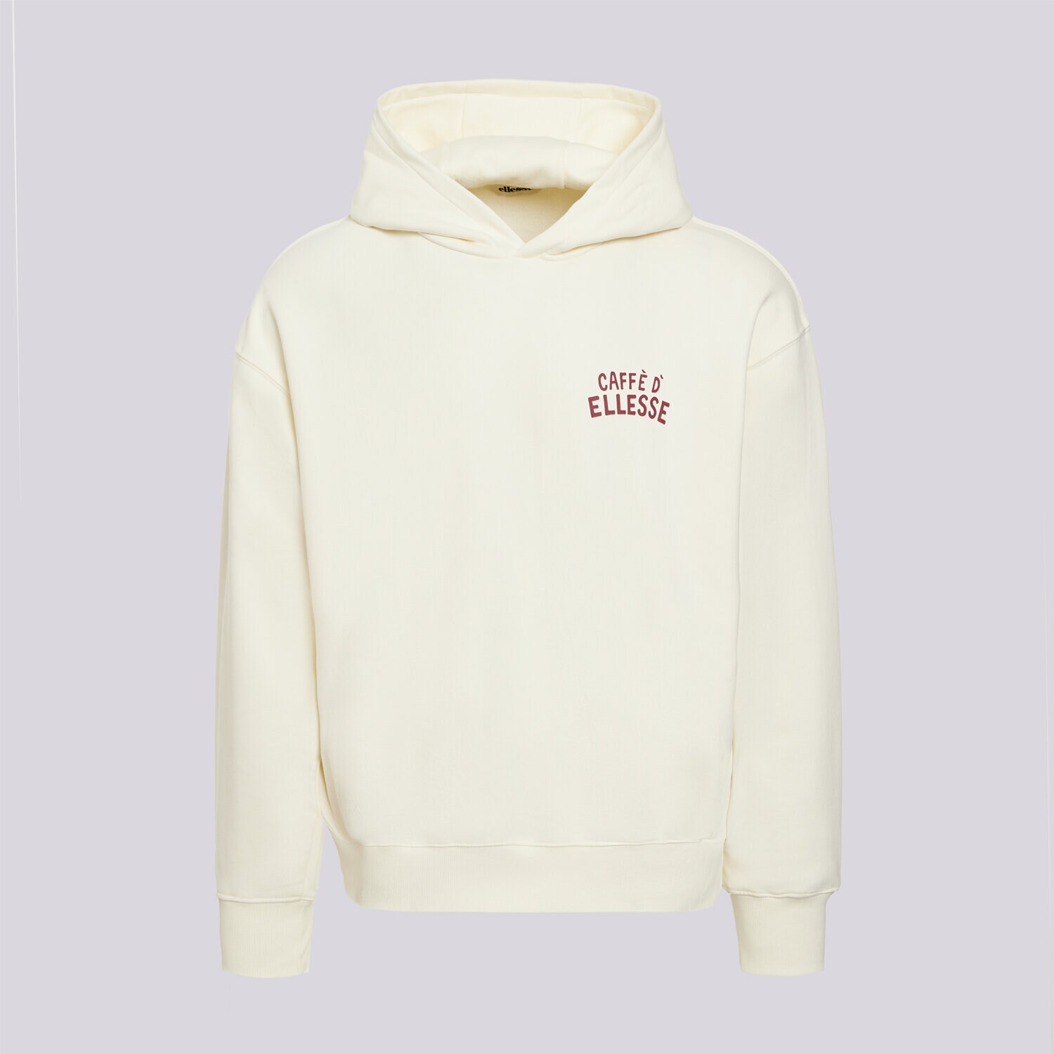 pánská mikina ELLESSE MIKINA S KAPUCÍ CAFFE HOODIE SHD24648932 BÍLÁ