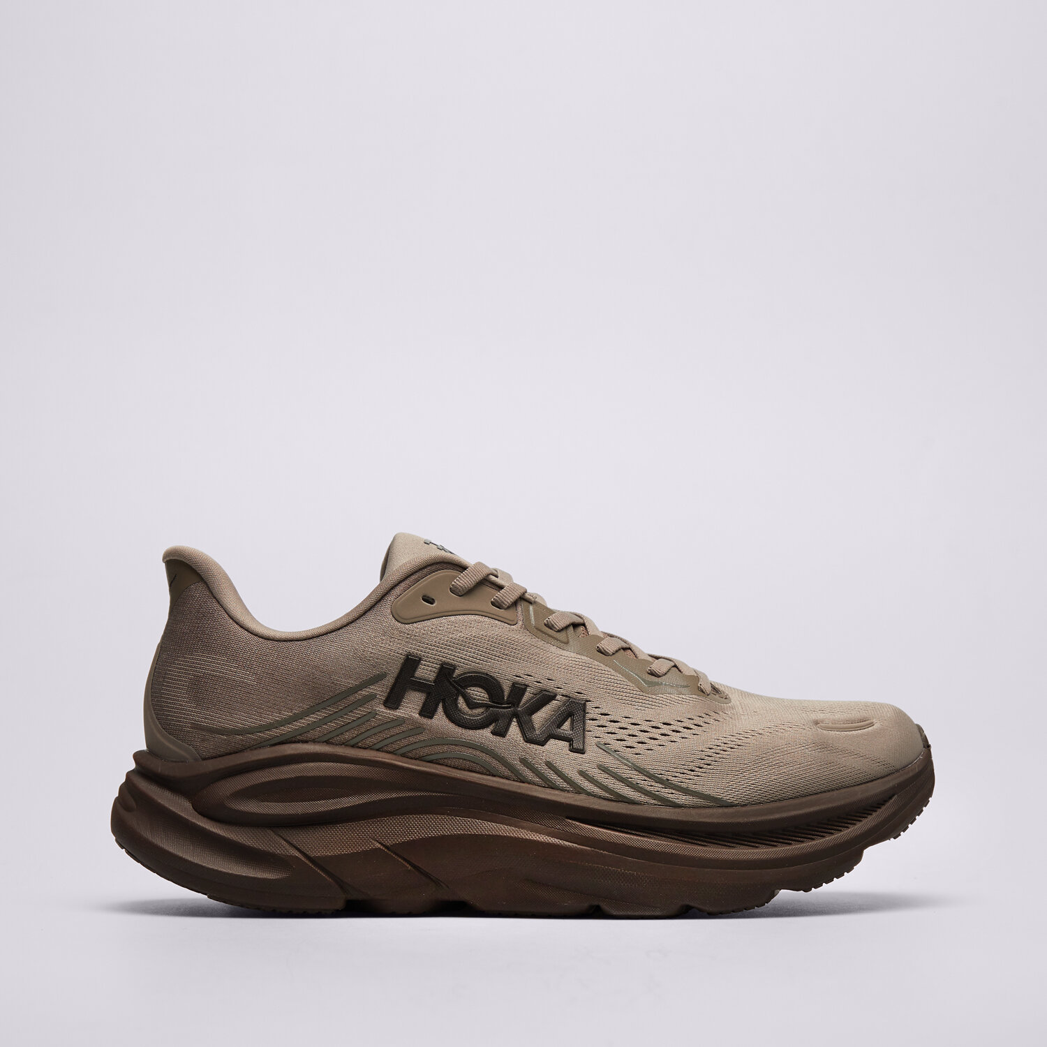 pánské běžecké boty HOKA CLIFTON 11 1176572-BYPB HNĚDÁ