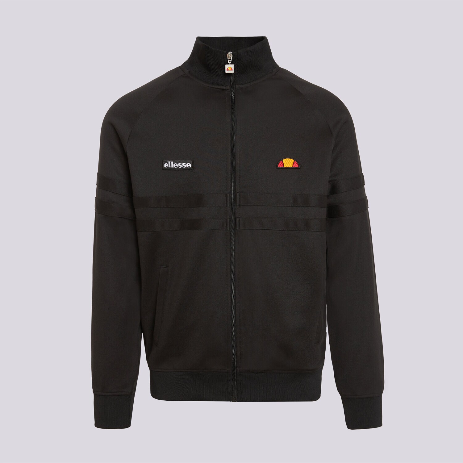 pánská mikina ELLESSE MIKINA ROZEPÍNACÍ RIMINI TRACK JACKET SHB00892015 ČERNÁ