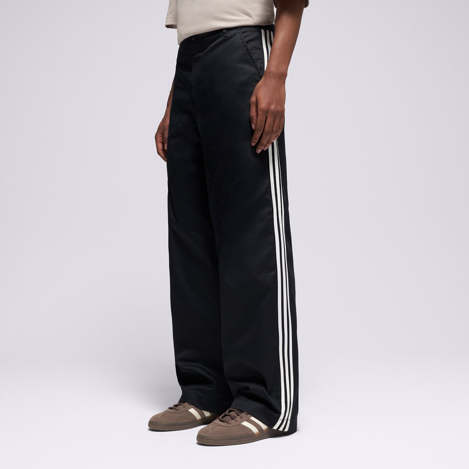 pánské kalhoty ADIDAS KALHOTY  3S PL PT KE4177 ČERNÁ