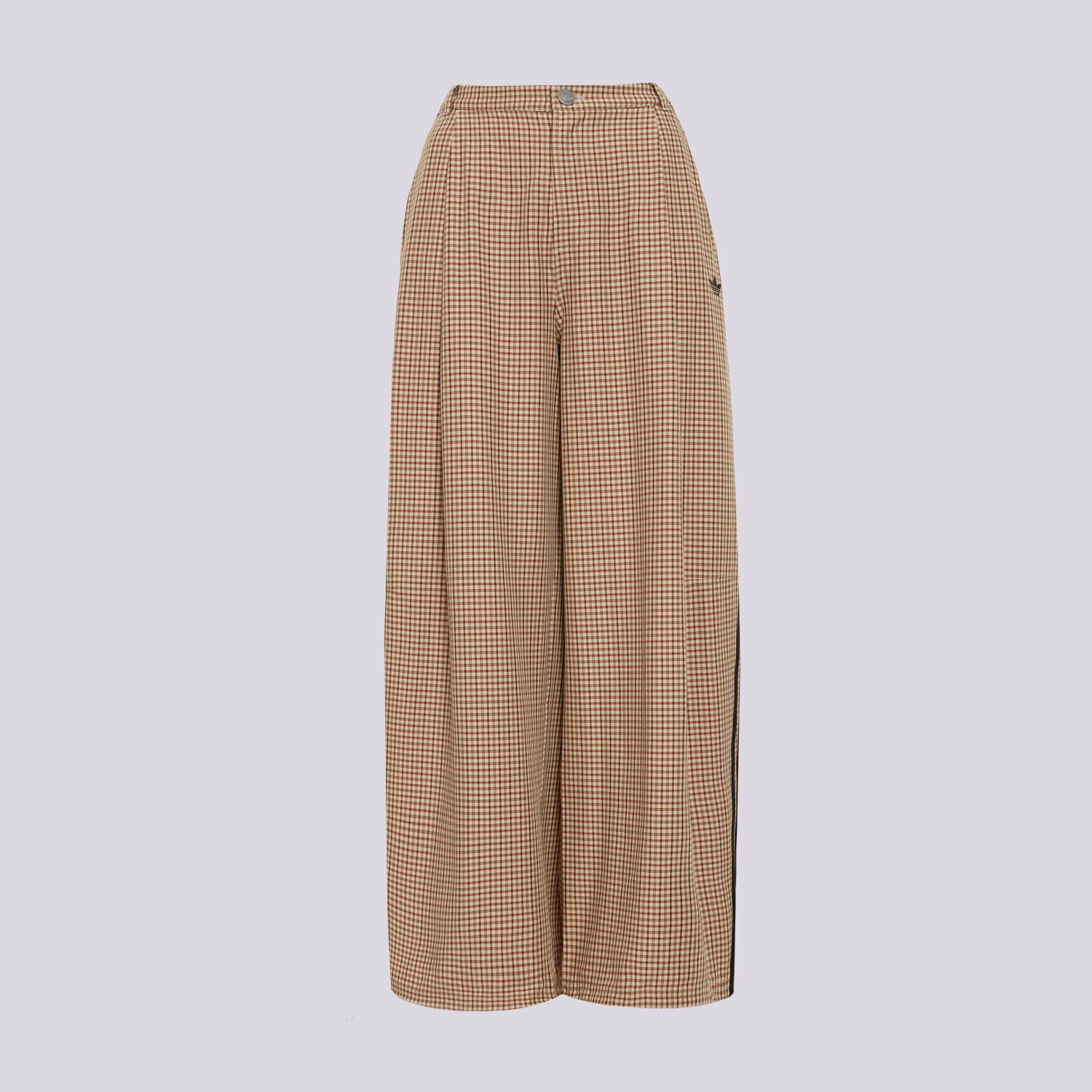 dámské kalhoty ADIDAS KALHOTY  CHECKS TROUSER LE8309 BÉŽOVÁ