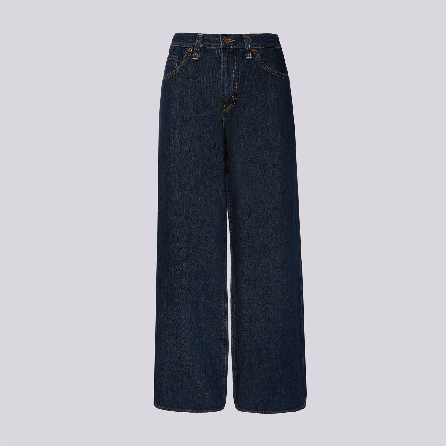 dámské kalhoty LEVI'S KALHOTY  MIDDY BALLOON 0083L-0003 TMAVOMODRÁ