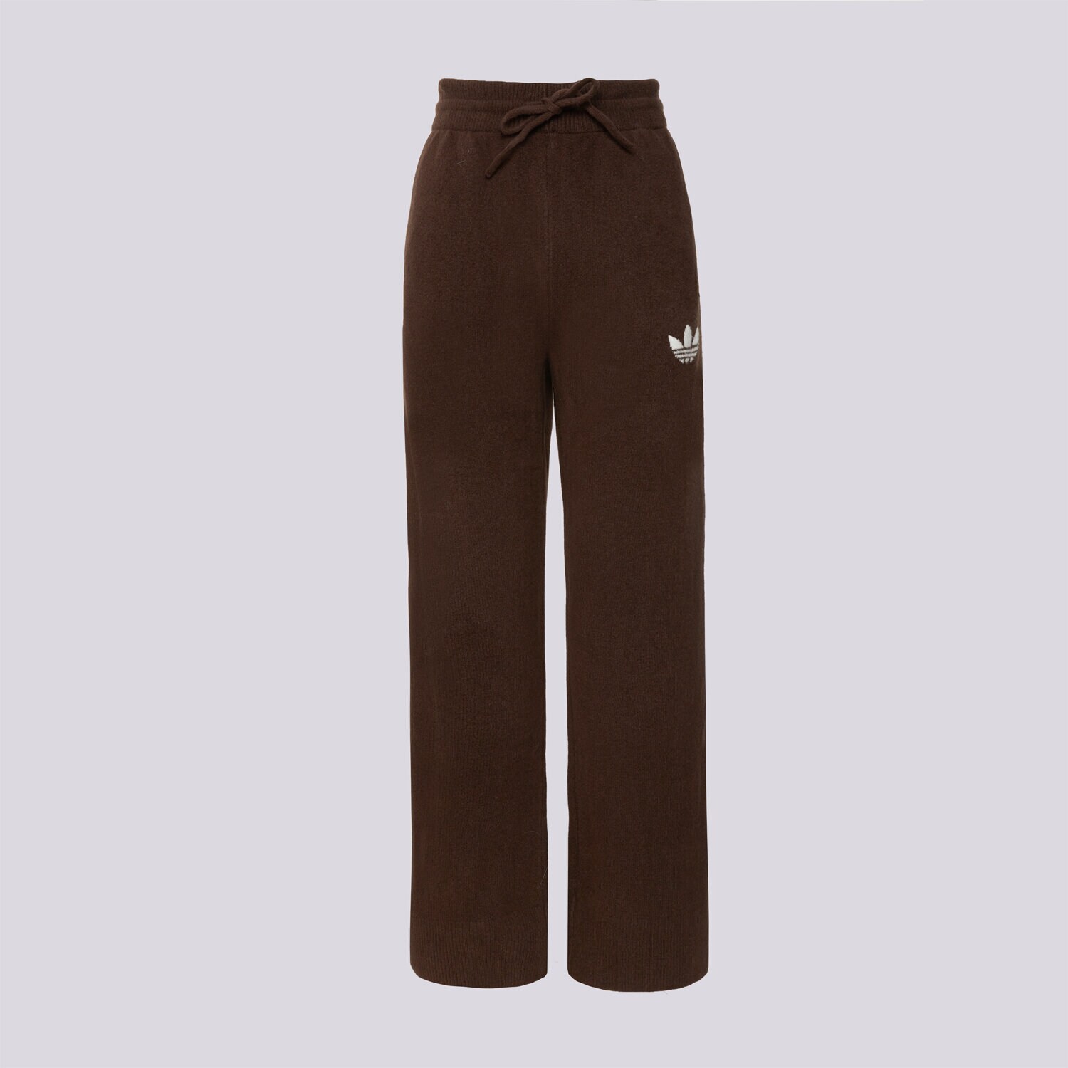 dámské kalhoty ADIDAS KALHOTY  ESS KNIT PANT IA4437 HNĚDÁ