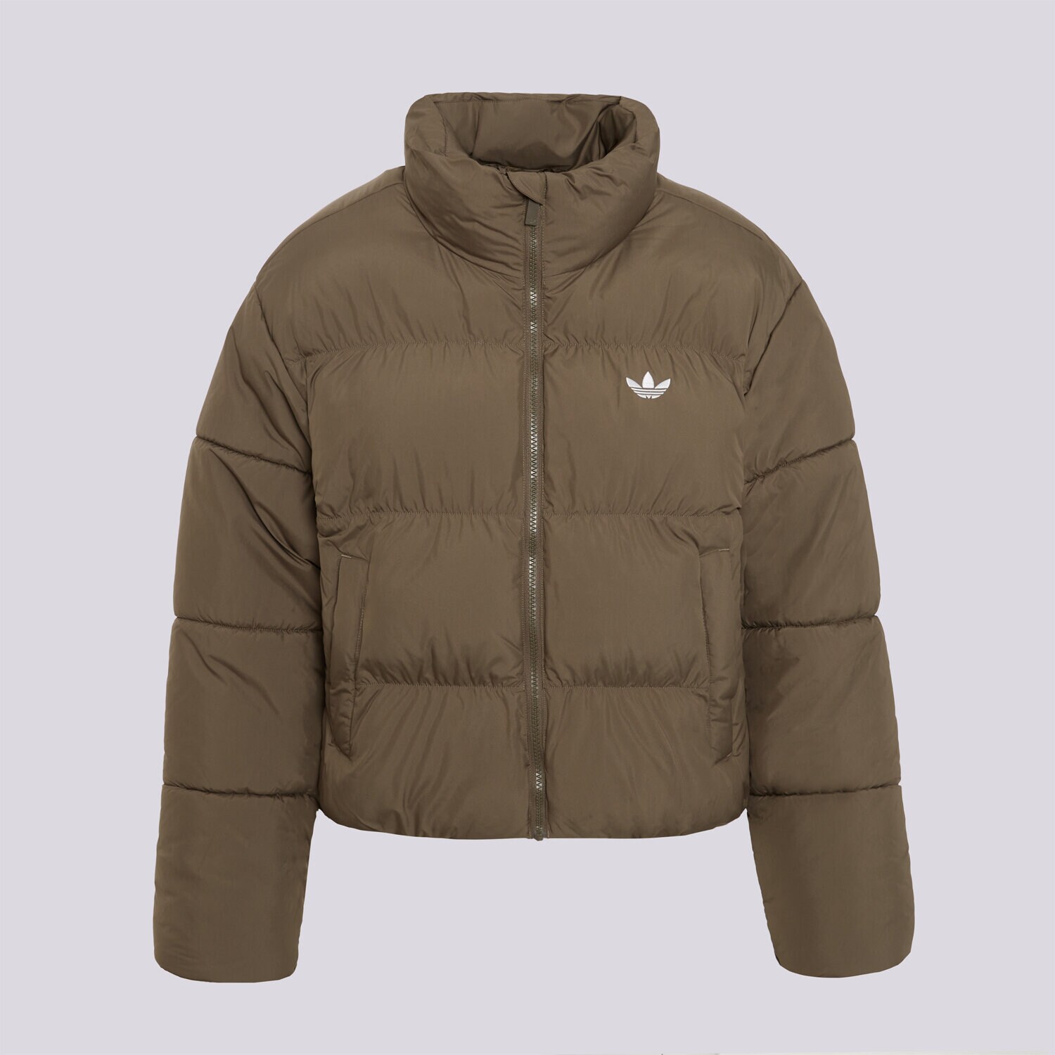 dámská zimní bunda ADIDAS BUNDA PÉŘOVÁ SHORT JKT KR9579 KHAKI