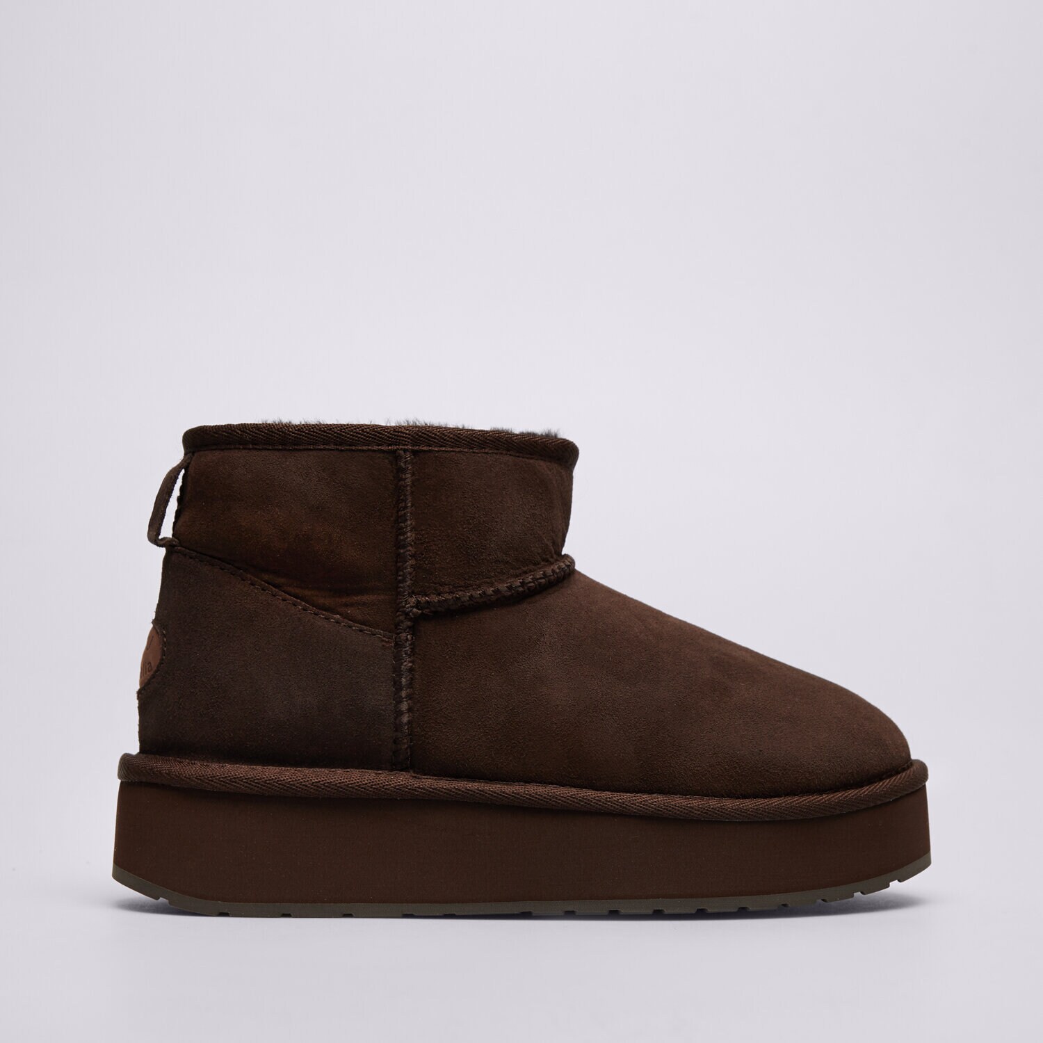 dámské zimní boty (obuv) EMU AUSTRALIA STINGER MICRO FLATFORM 2.0 W13296CHOCOLATE HNĚDÁ
