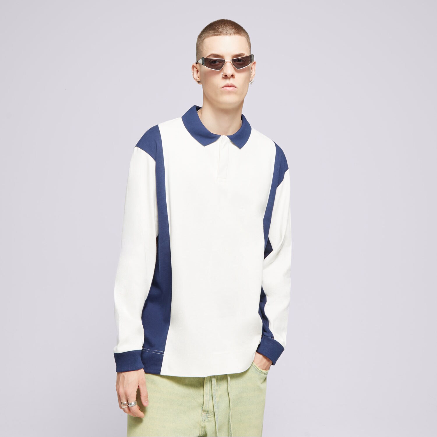 pánské polo tričko ELEMENT TRIČKO LAWEN LS ELYKT00159-WBS0 BÍLÁ