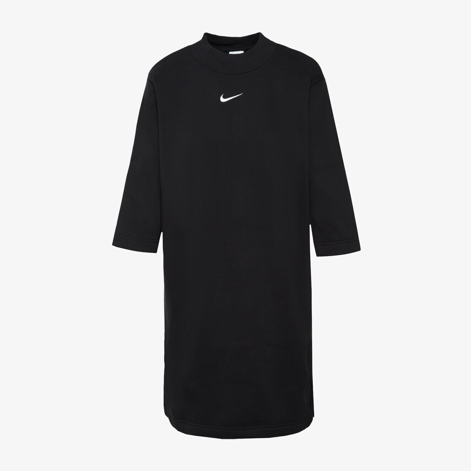 dámské šaty NIKE ŠATY W NSW STYLE FLC 3Q DRESS DV5248-010 ČERNÁ