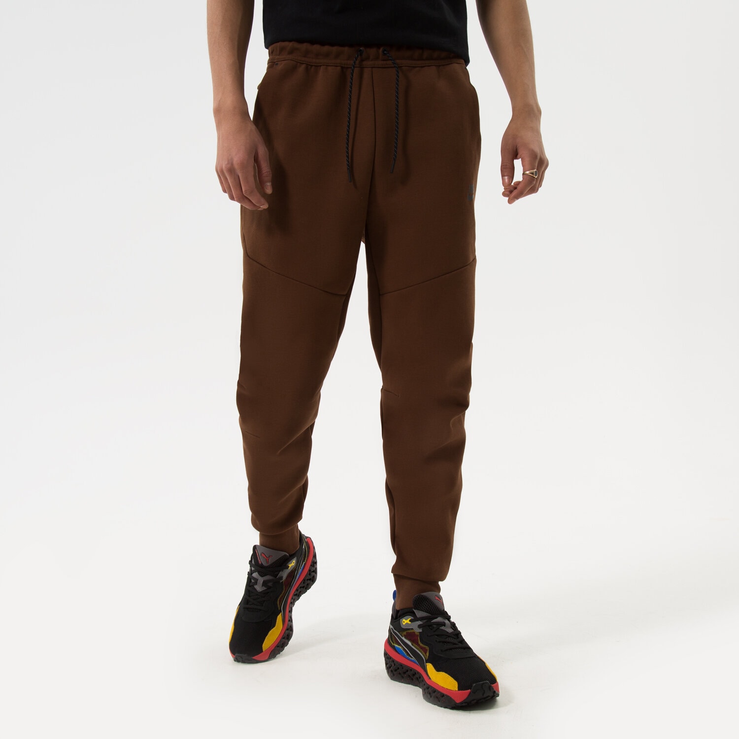 pánské kalhoty NIKE KALHOTY SPORTSWEAR TECH FLEECE CU4495-259 HNĚDÁ