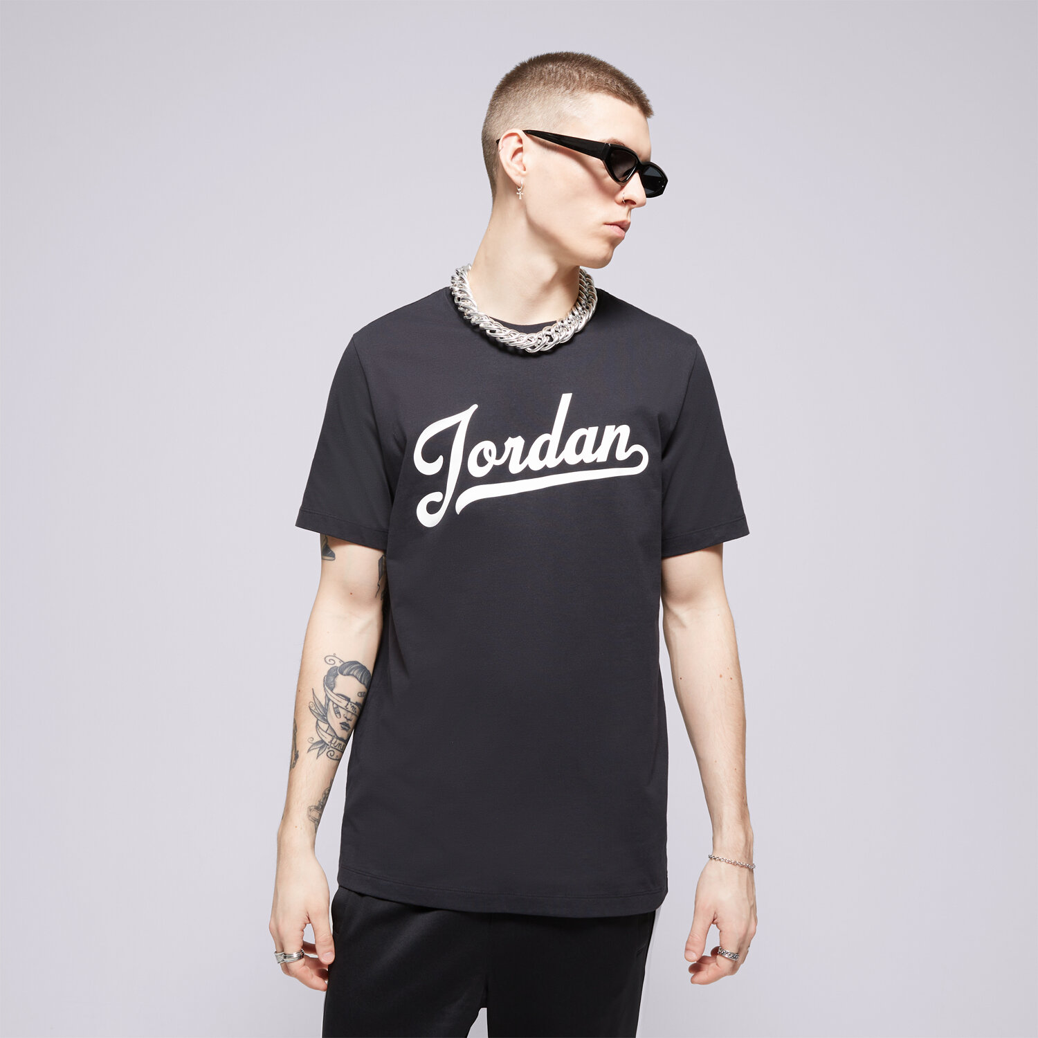 pánské tričko JORDAN TRIČKO M J FLT MVP WM SS CREW FN5958-010 ČERNÁ
