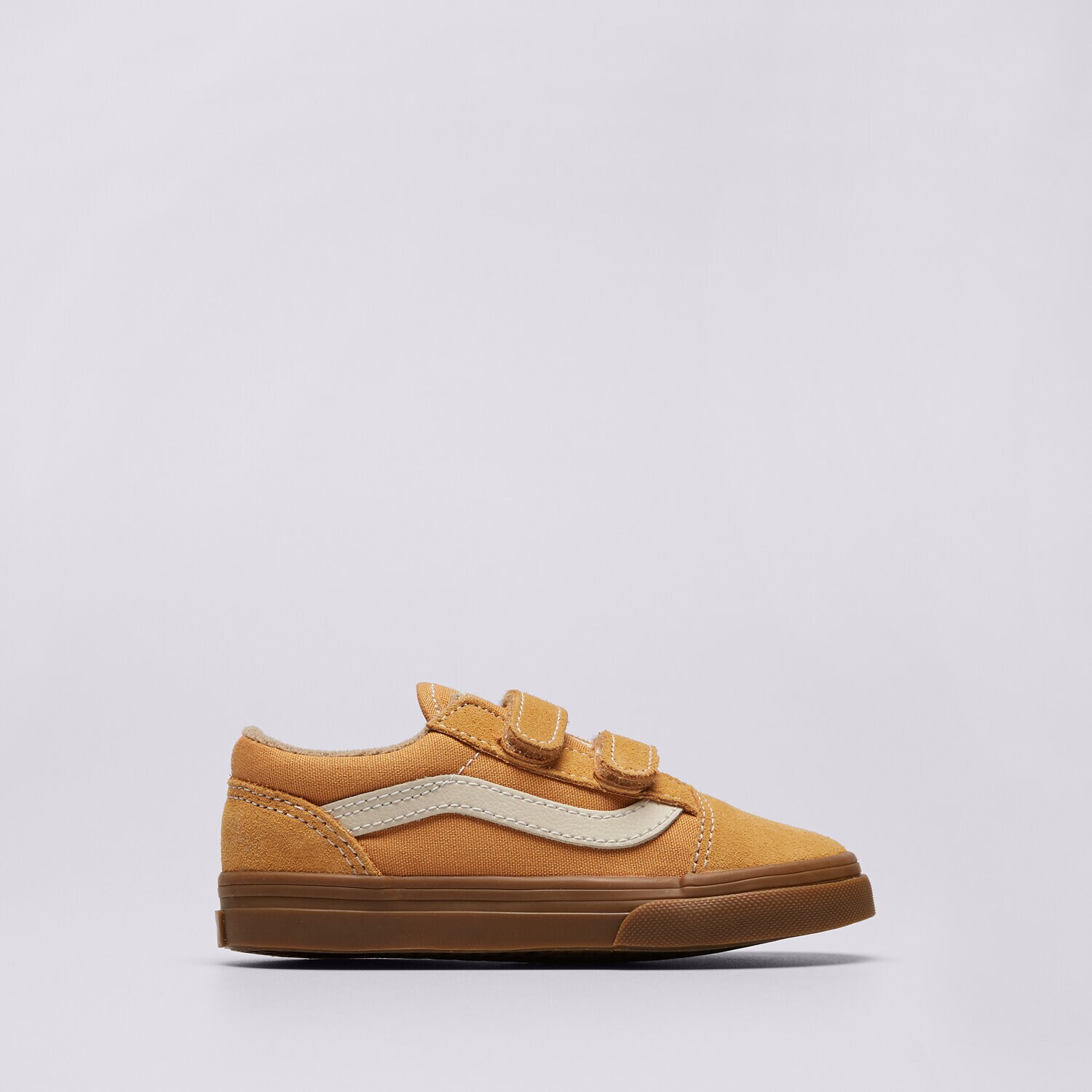 dětské skate boty (skateboardové) VANS OLD SKOOL  VN000CRW5QJ1 HNĚDÁ