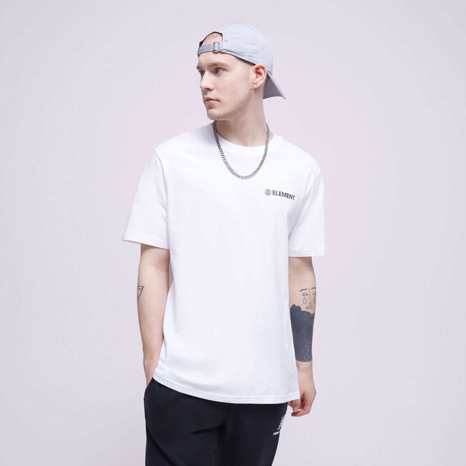 pánské tričko ELEMENT TRIČKO BLAZIN CHEST SS ELYZT00153WBB0 BÍLÁ