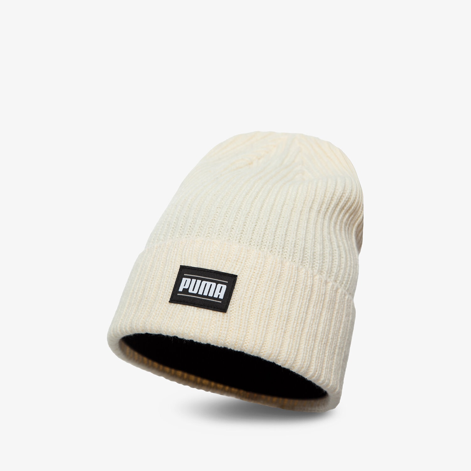 dětská čepice PUMA ČEPICE RIBBED CLASSIC CUFF 024038 04 BÍLÁ