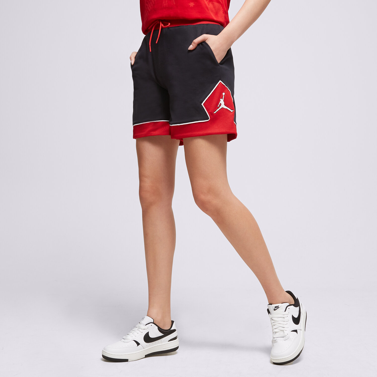 dámské kraťasy ŠORTKY  W JORDAN LWT DMND  DZ3352-010 ČERNÁ