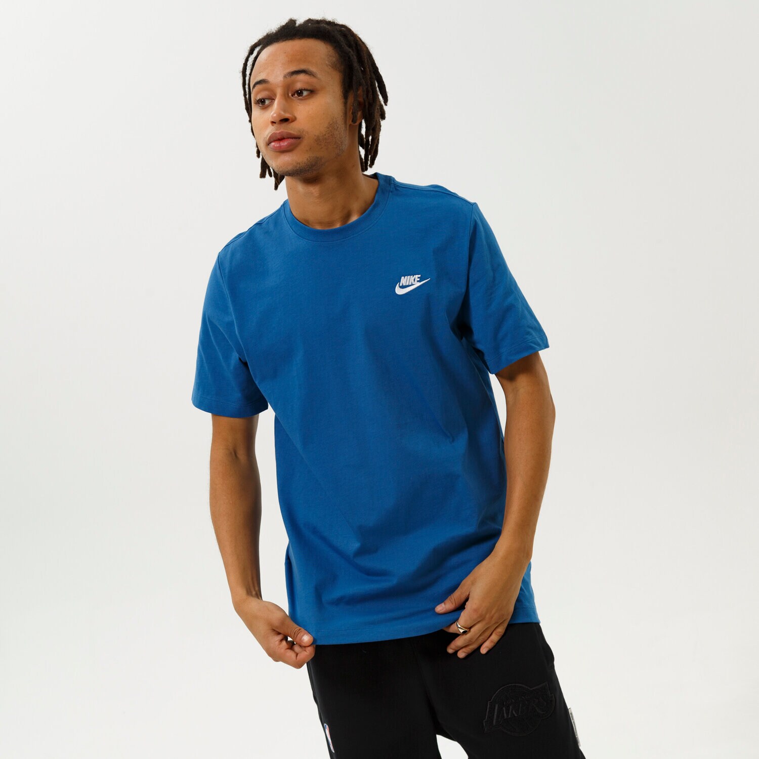 pánské tričko NIKE TRIČKO SPORTSWEAR CLUB AR4997-407 MODRÁ