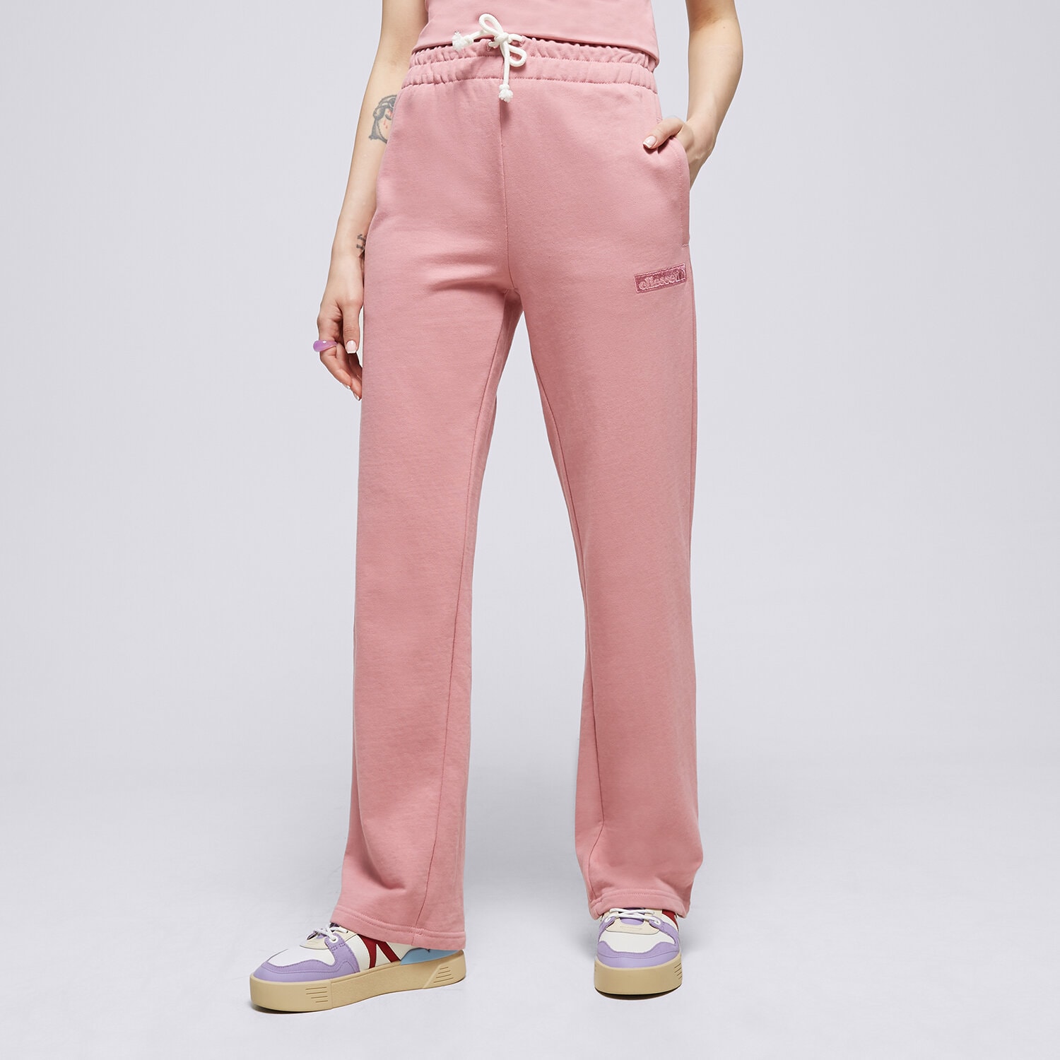 dámské kalhoty ELLESSE KALHOTY  PONRE JOG PANT PINK SGR17901814 RŮŽOVÁ