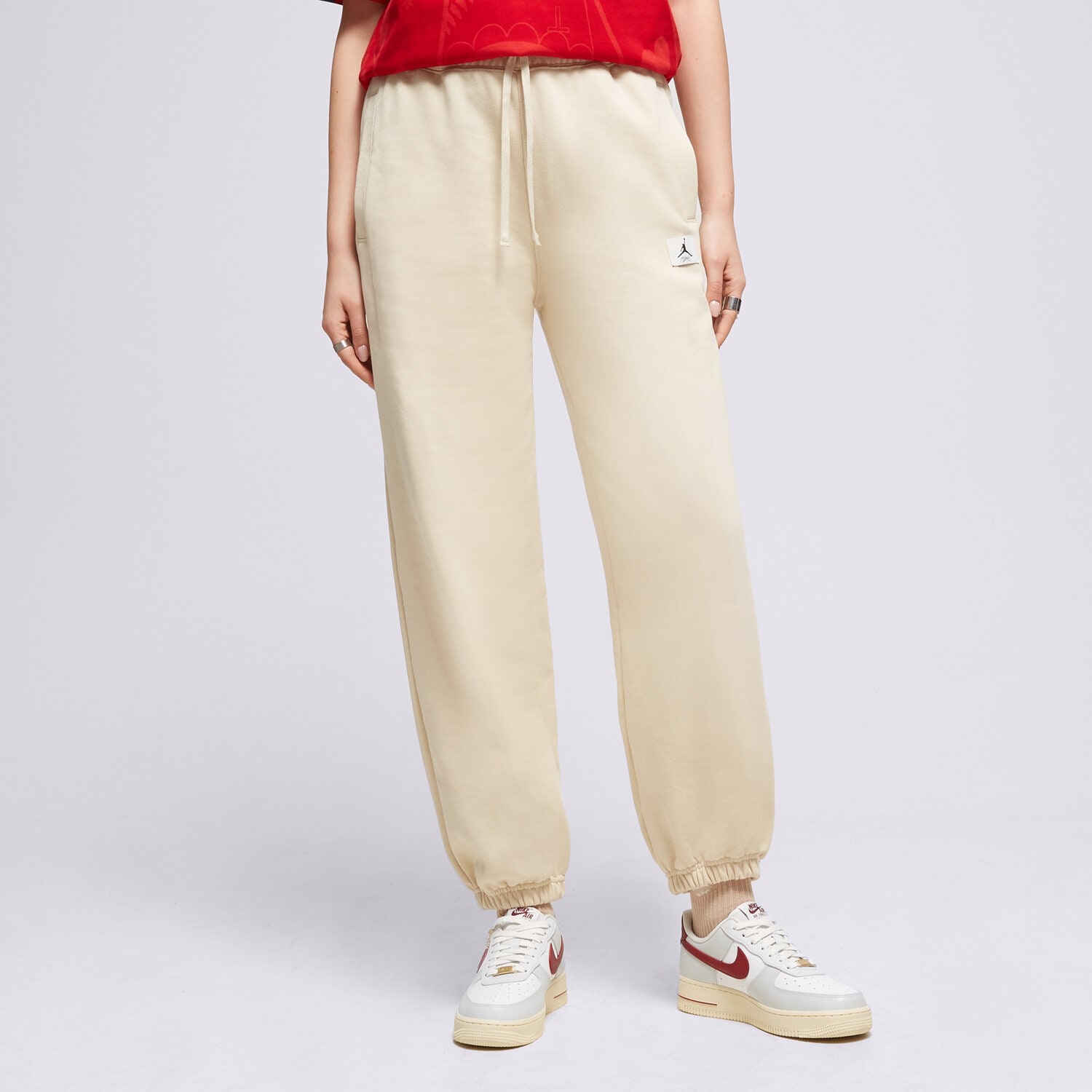 dámské kalhoty KALHOTY  W JORDAN FLT FLC PANT  DQ4607-234 BÉŽOVÁ