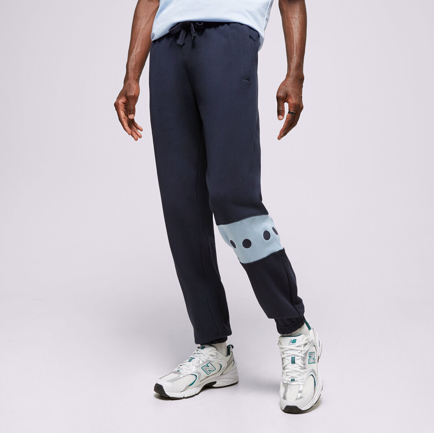 pánské kalhoty ADIDAS KALHOTY  CITY SWEATPANT IC8395 TMAVOMODRÁ