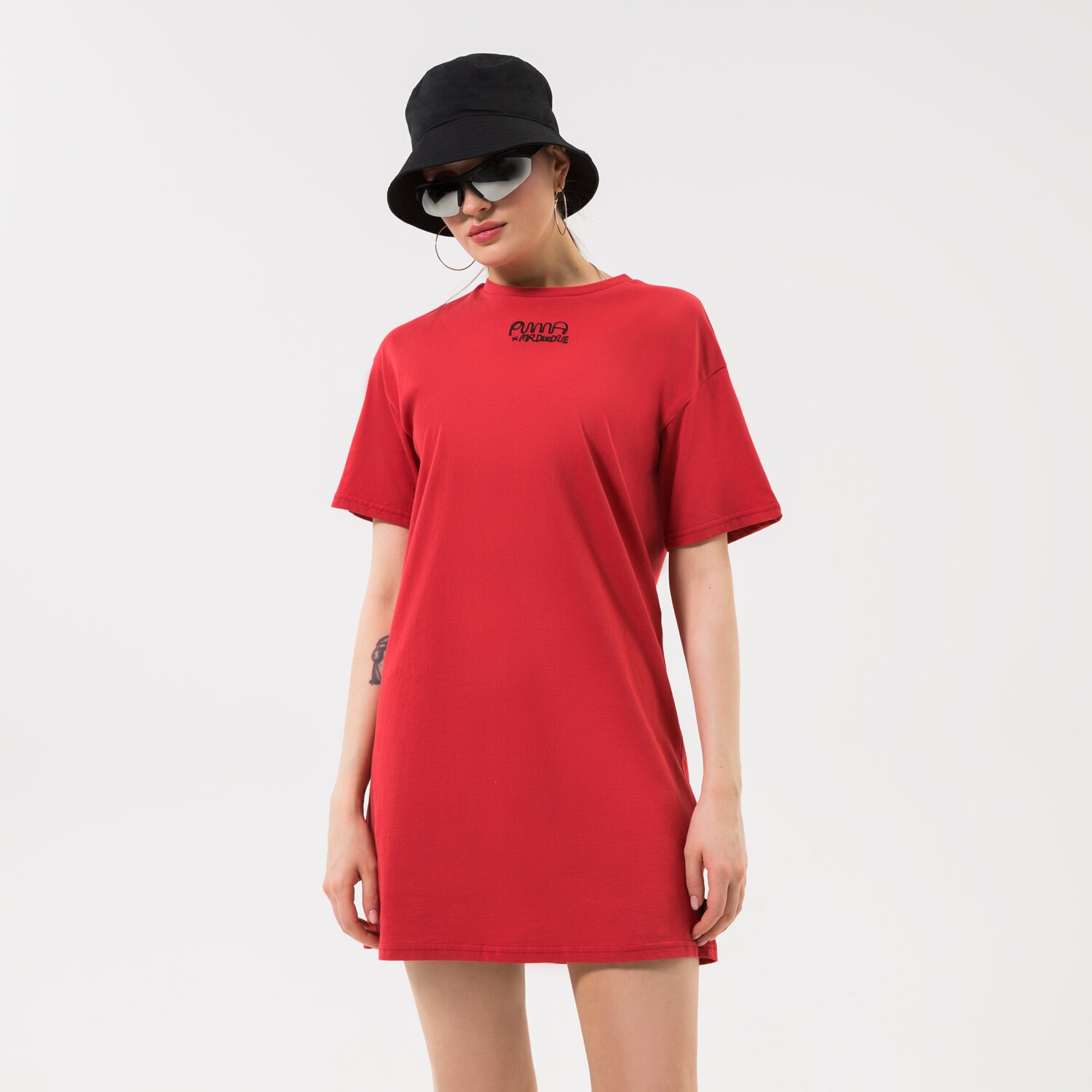 dámské šaty PUMA ŠATY 530656 530656 22 ČERVENÁ