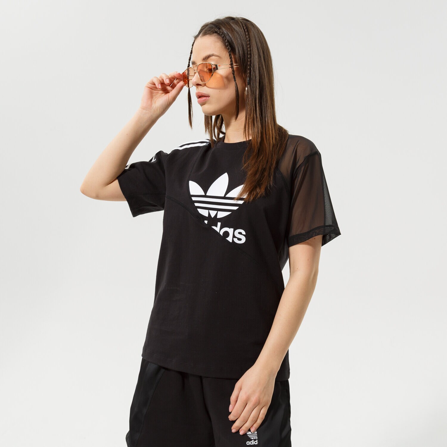 dámské tričko ADIDAS TRIČKO TEE HC7039 ČERNÁ