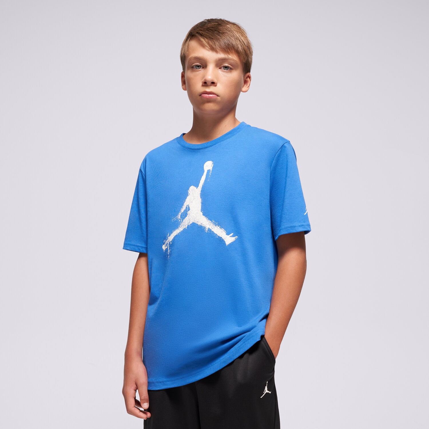 dětské tričko JORDAN TRIČKO JDB MJ MVP JUMPMAN SS TEE BOY 95F062-BB7 MODRÁ