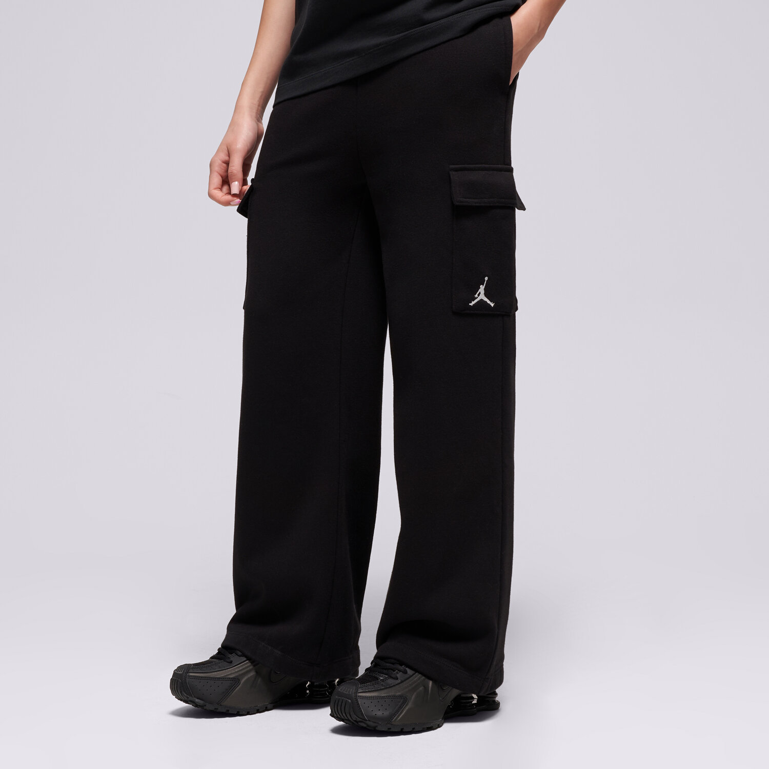 dětské kalhoty JORDAN KALHOTY  JDG WJ BRKN FT CARGO PANT GIRL 45F143-023 ČERNÁ