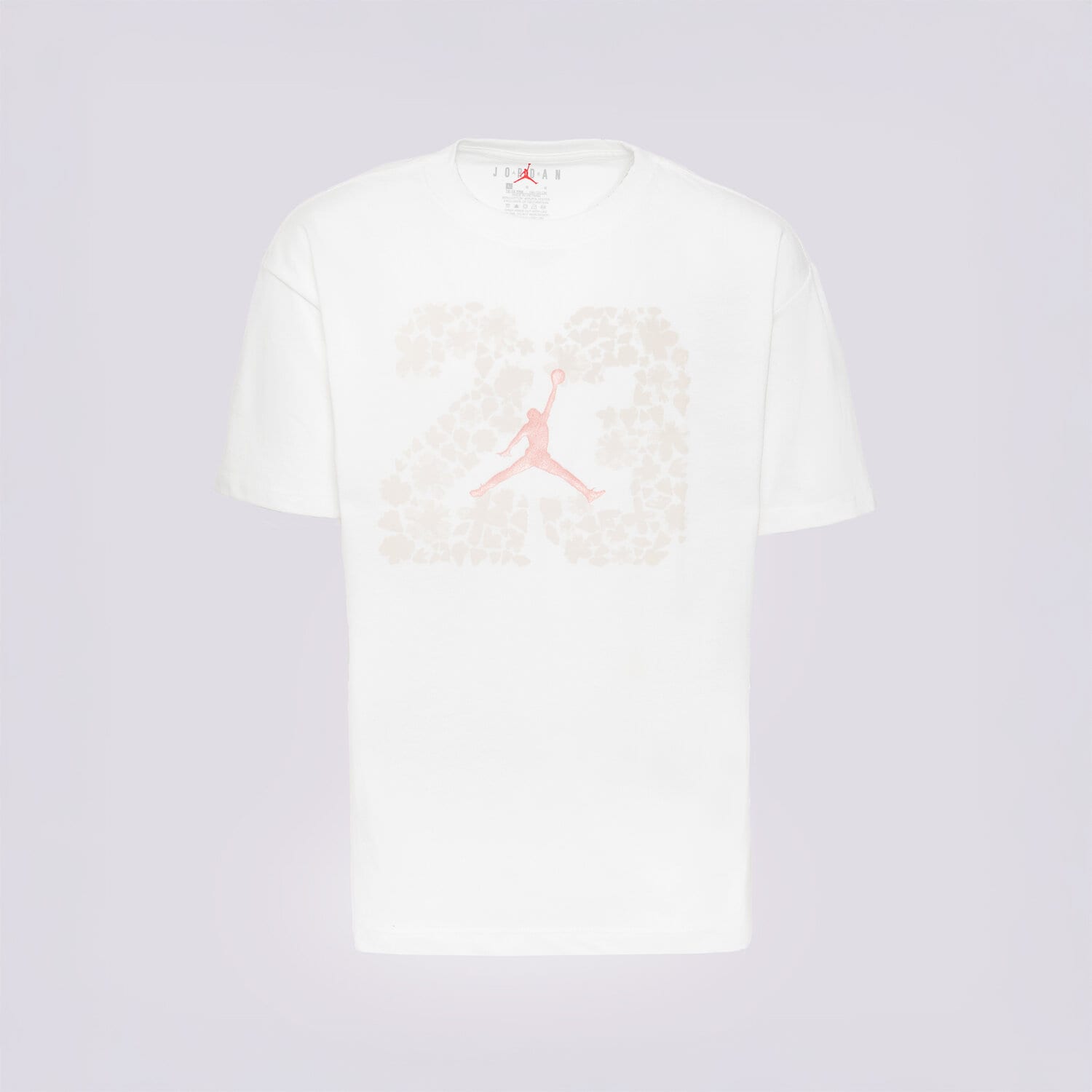 dětské tričko JORDAN TRIČKO JDG 23 FLORAL SS TEE GIRL 45F261-782 Krémová