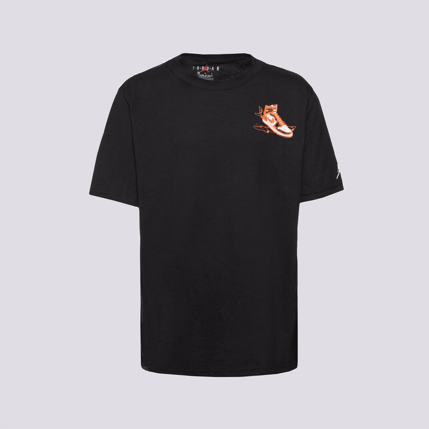 dětské tričko JORDAN TRIČKO JDN LANDED TEE BLK B 95F279-023 ČERNÁ