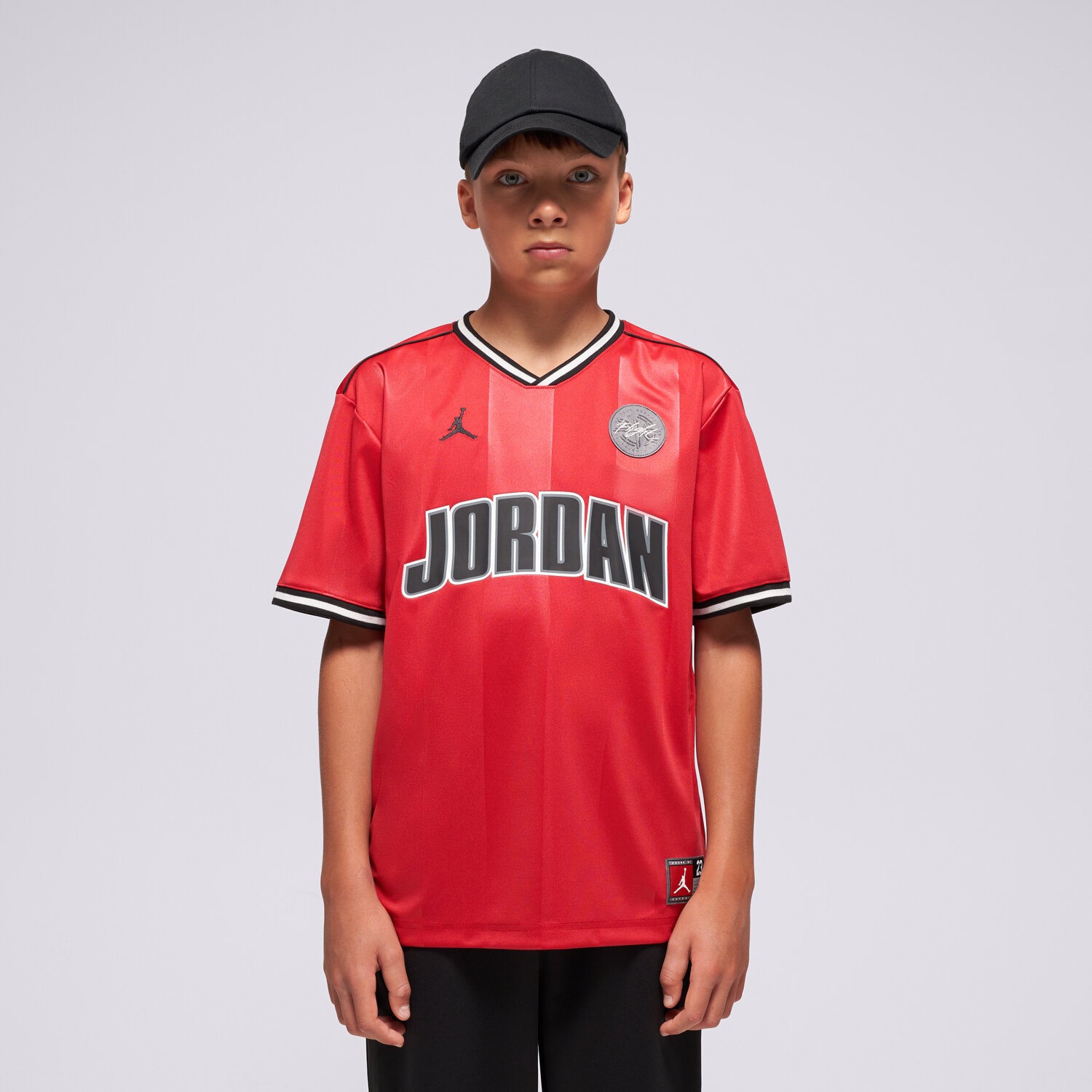 dětské tričko JORDAN TRIČKO JDB MJ SPORT JERSEY BOY 95F217-R78 ČERVENÁ