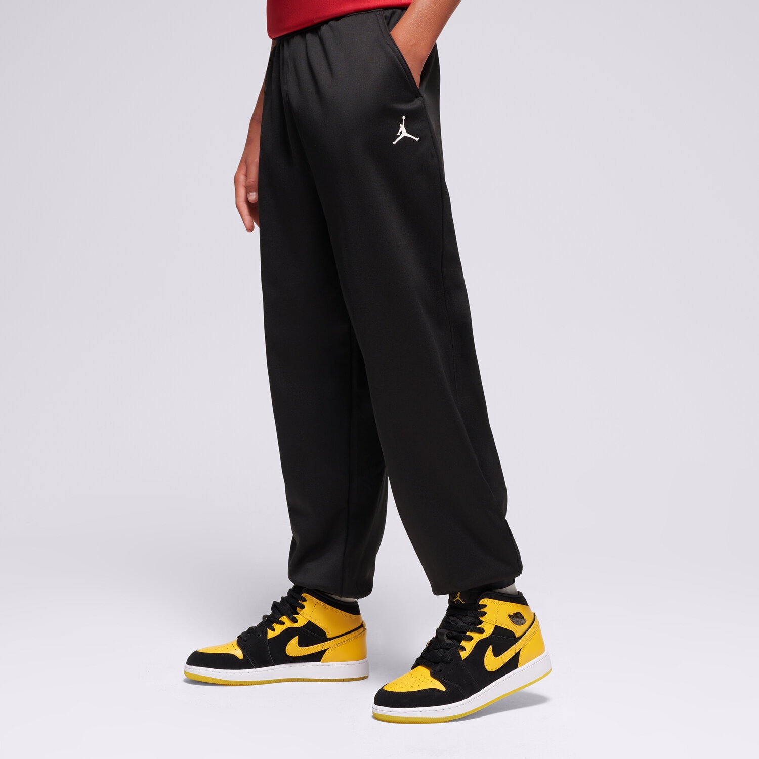 dětské kalhoty JORDAN KALHOTY  JDN UNISEX EASE FLC SWEATPANT BOY 95D568-023 ČERNÁ