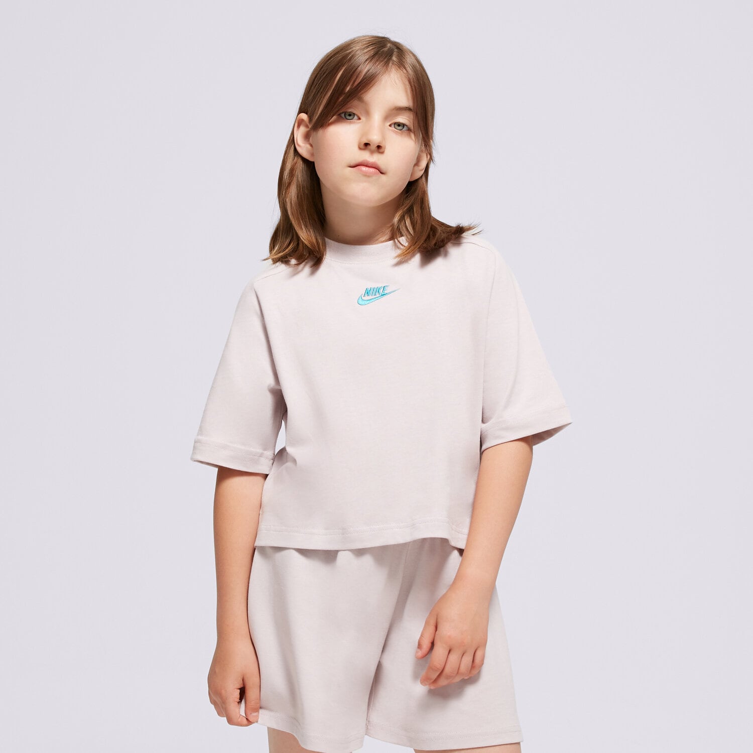 dětské tričko NIKE TRIČKO G NSW SS TOP JSY LBR GIRL FN8589-019 FIALOVÁ