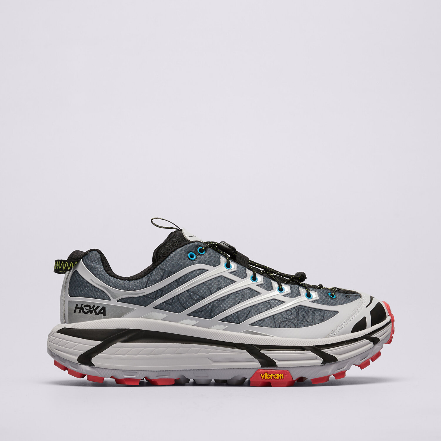 pánské běžecké boty HOKA MAFATE THREE2 WORDMARK 1175490ARYT ŠEDÁ