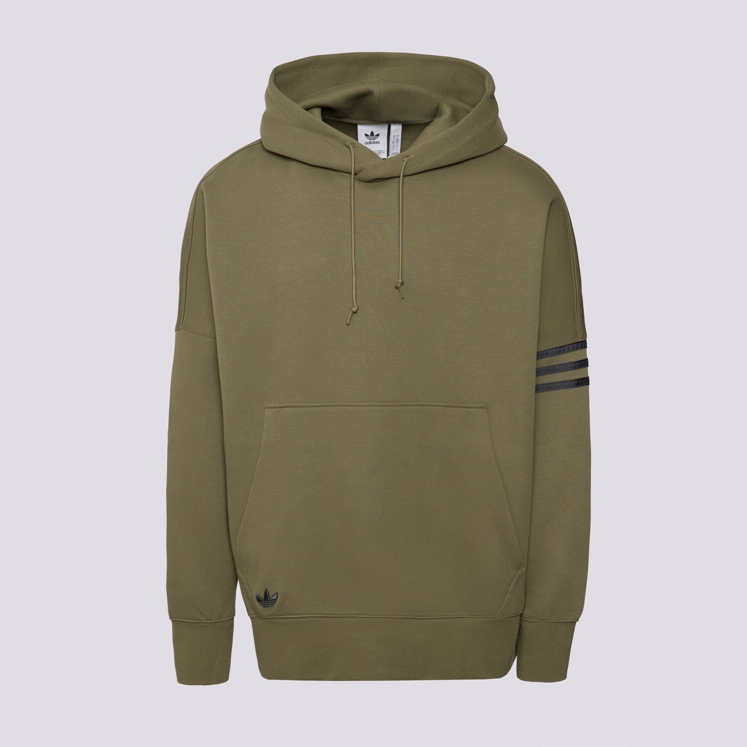 pánská mikina ADIDAS MIKINA S KAPUCÍ NEU C HD HZ3739 KHAKI