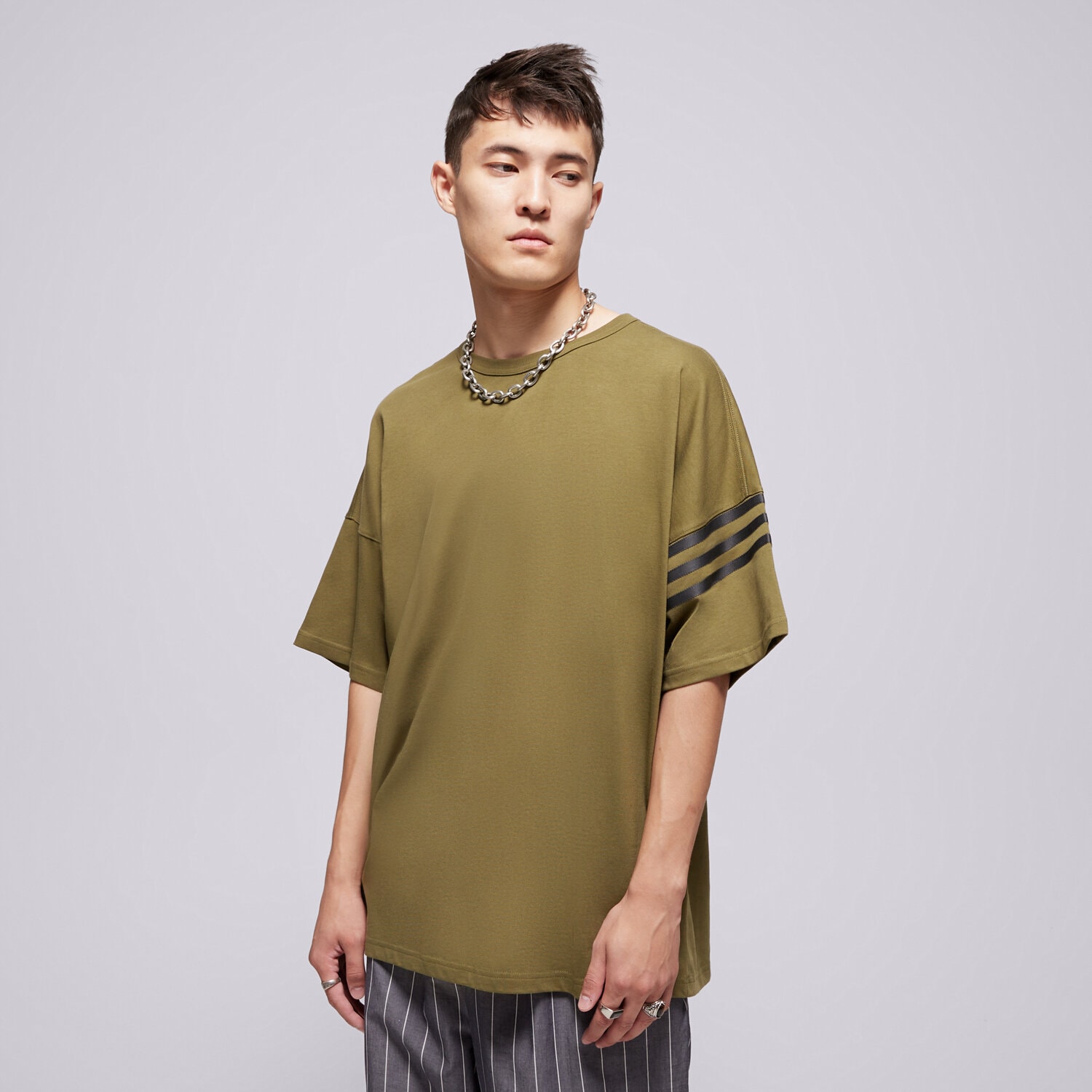 pánské tričko ADIDAS TRIČKO NEU C TEE HZ3697 KHAKI